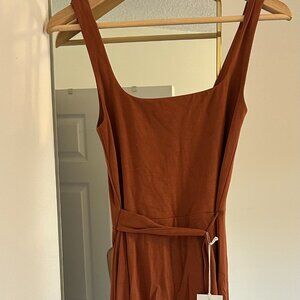 Aritzia Wilfred Saturn Midi Wrap Dress